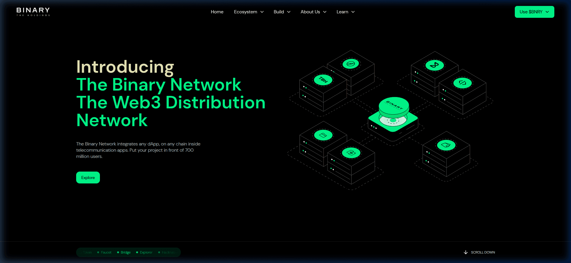 Screenshot of The Binary Network — Web3 Ecosystem