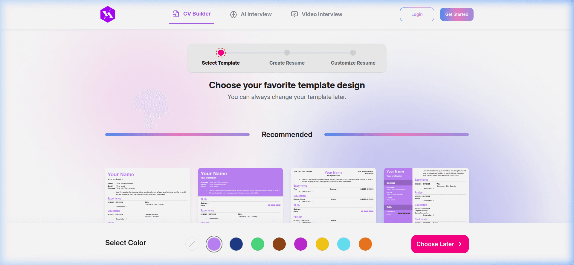 Screenshot of JobRocky — AI SaaS Platform