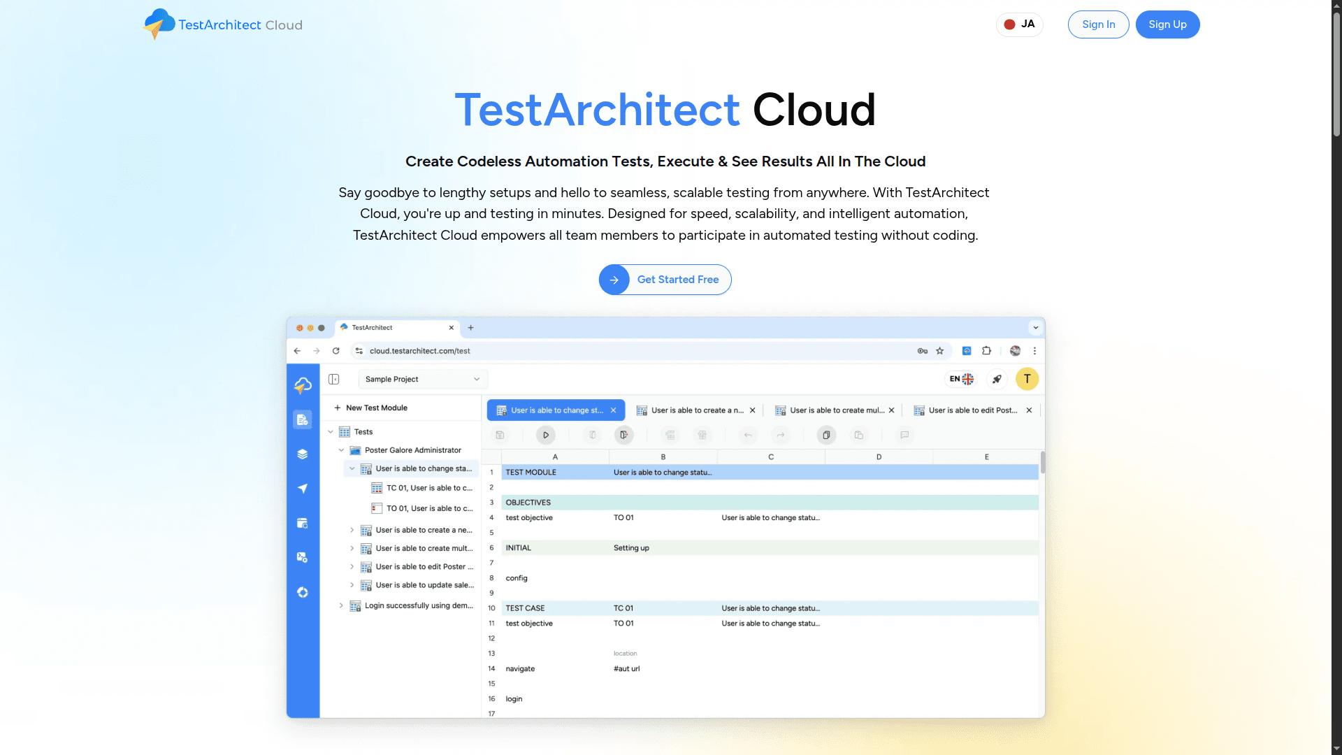 TestArchitect Cloud